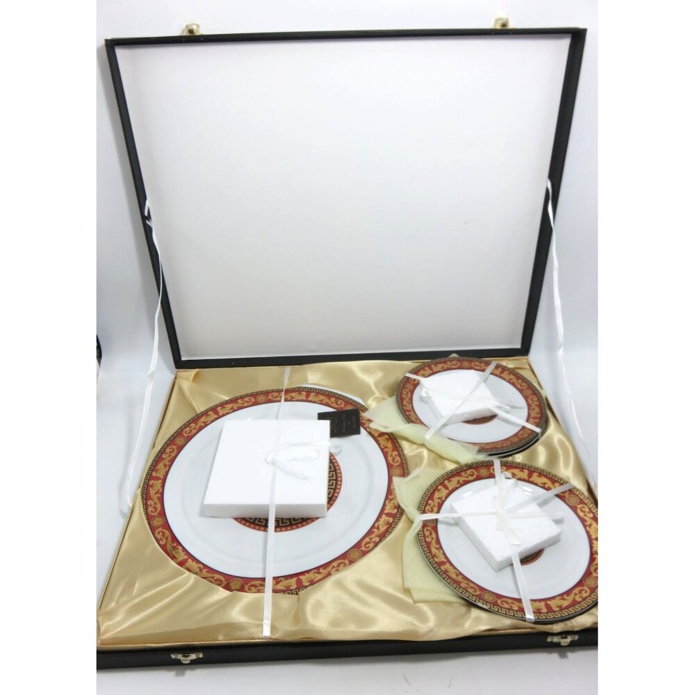 Casa Elite Juno Porcelain Dinnerware Set in Gift Box Vintage
